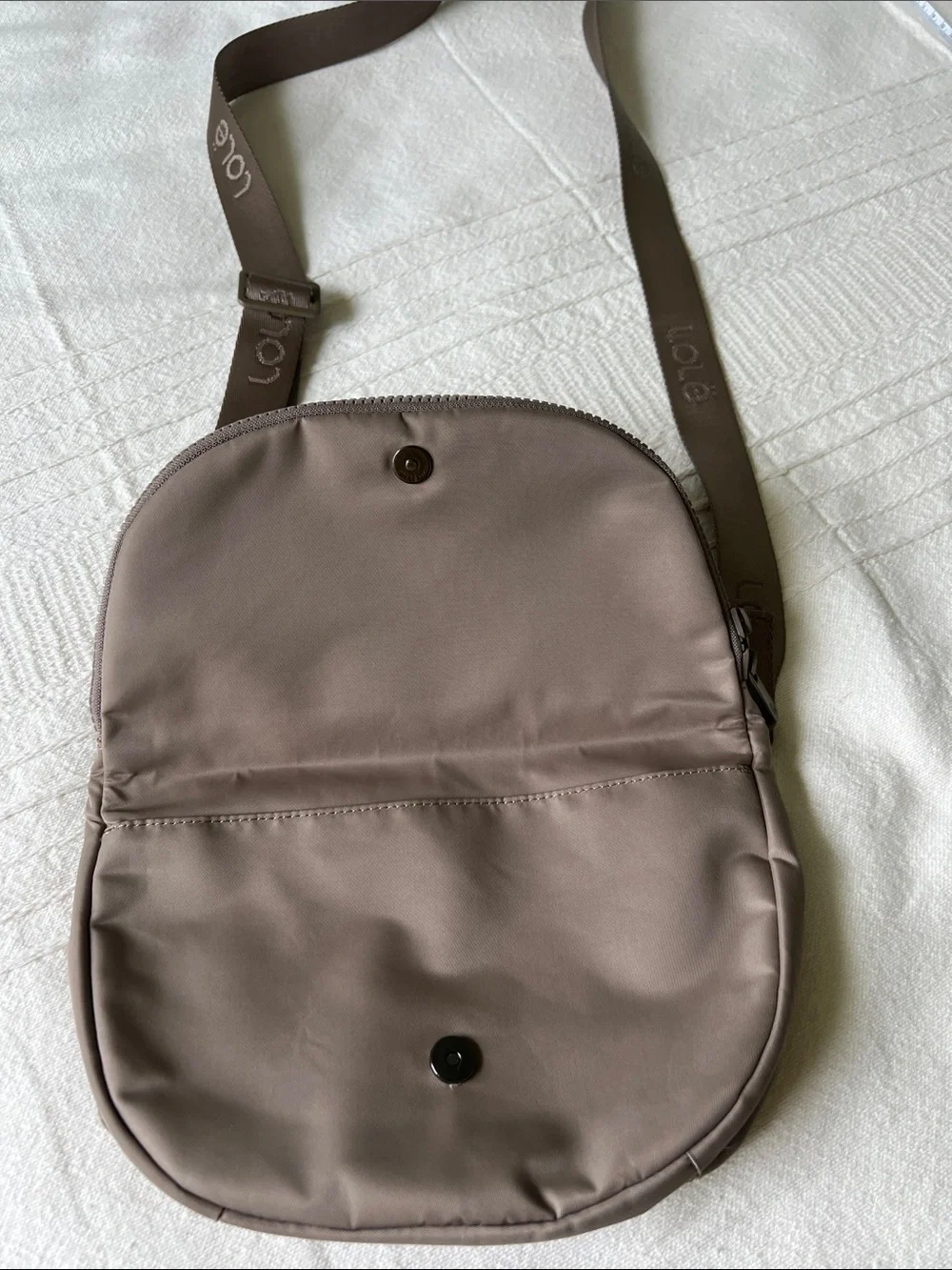 Lole Brown Crossbody Bag - Adjustable Strap